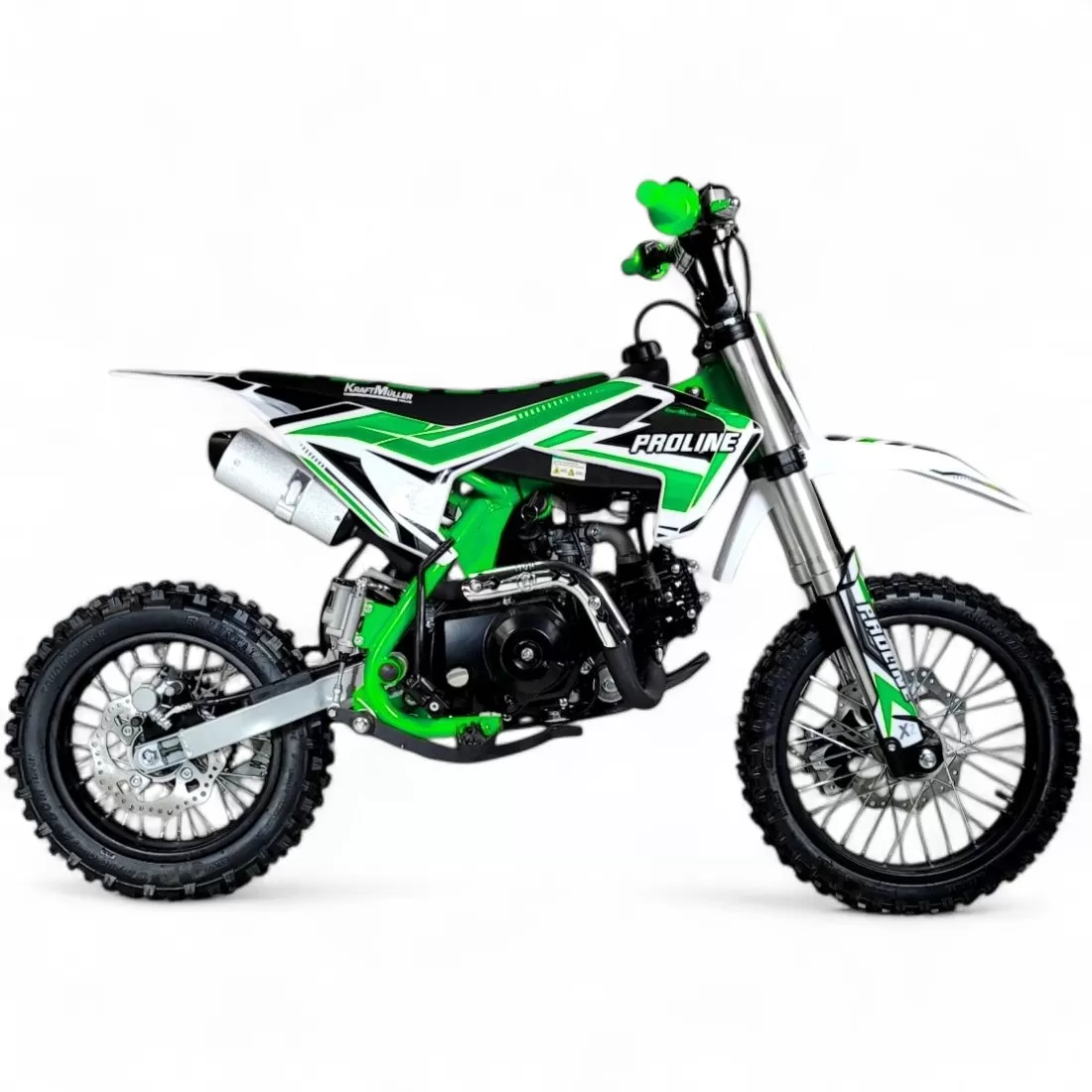 DIRT BIKE 110CC SEMI-AUTOMATICA 12/14" VERDE 💚