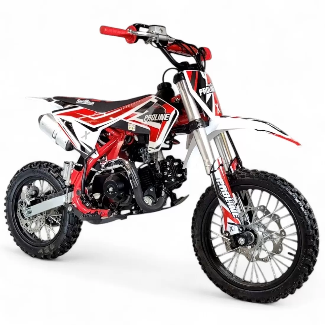 DIRT BIKE 110CC SEMI-AUTOMATICA 12/14" ROSSO ❤️