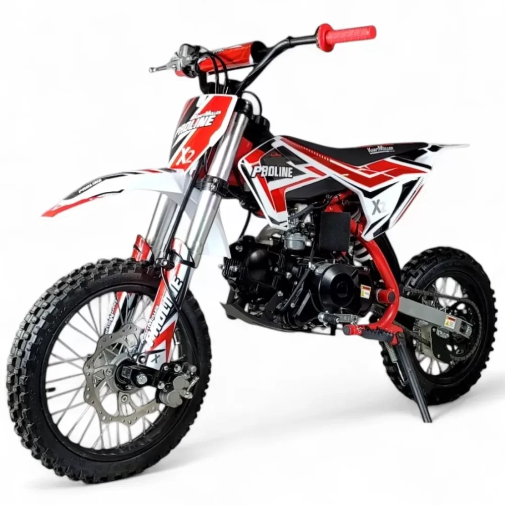 DIRT BIKE 110CC SEMI-AUTOMATICA 12/14" ROSSO ❤️