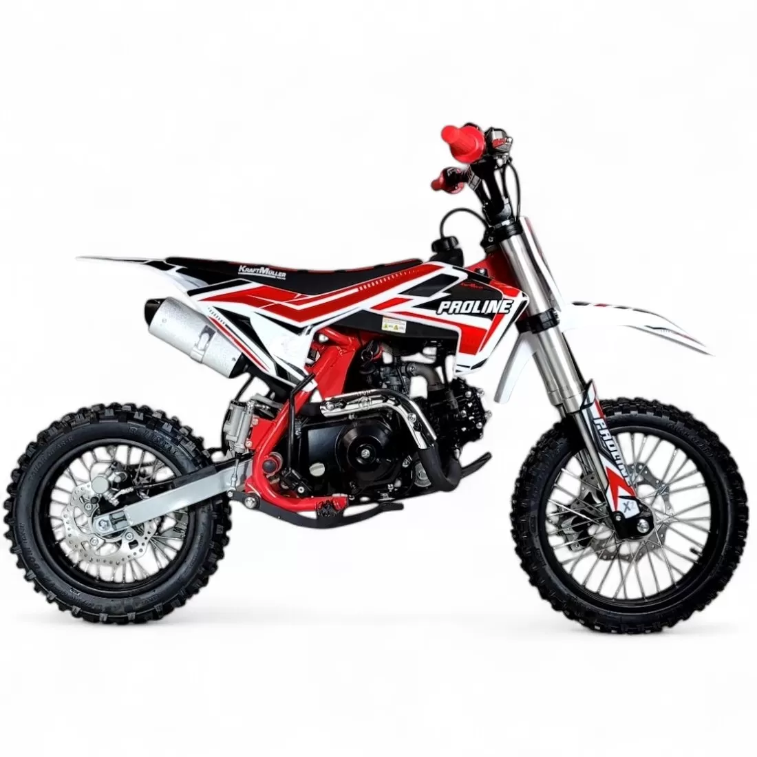 DIRT BIKE 110CC SEMI-AUTOMATICA 12/14" ROSSO ❤️