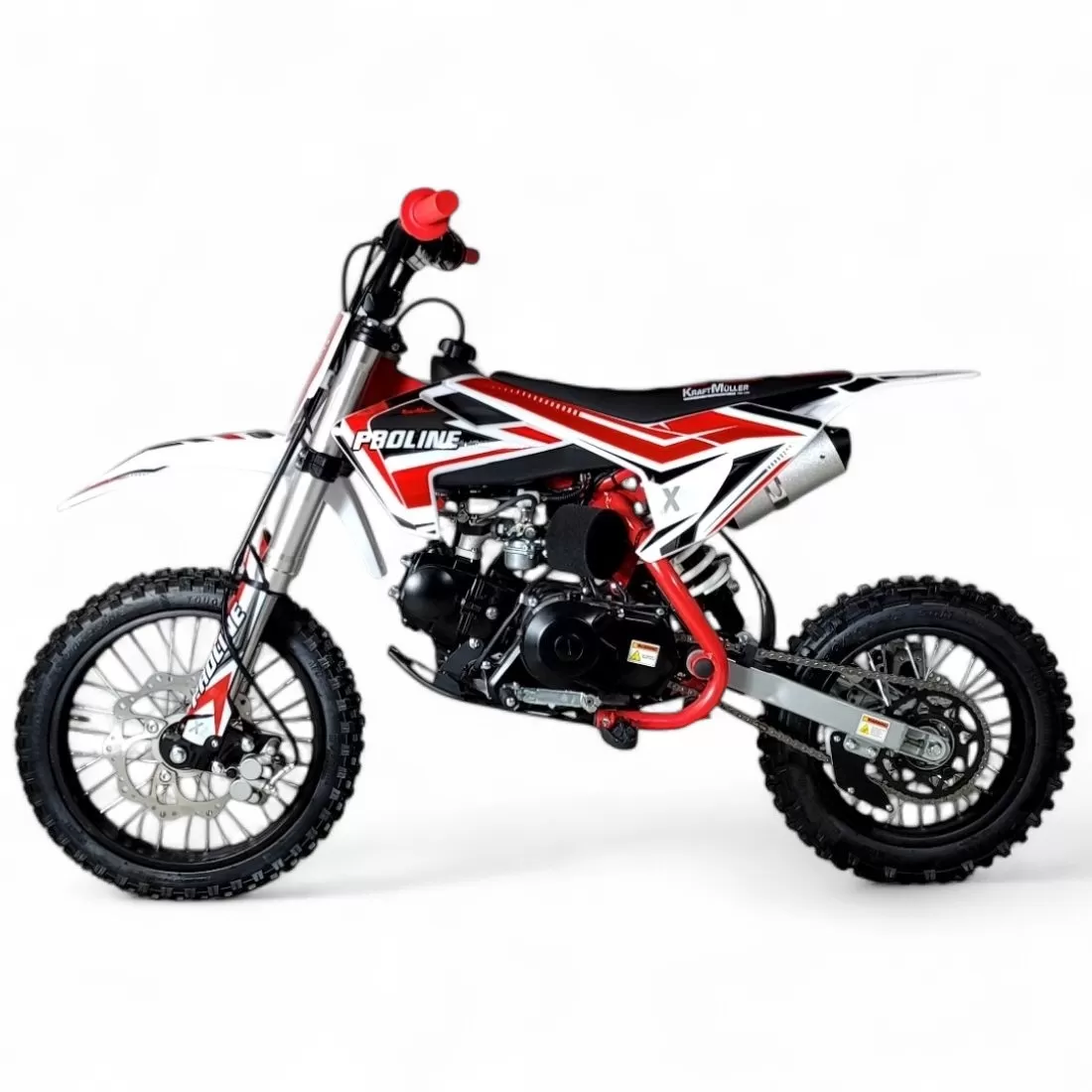 DIRT BIKE 110CC SEMI-AUTOMATICA 12/14" ROSSO ❤️