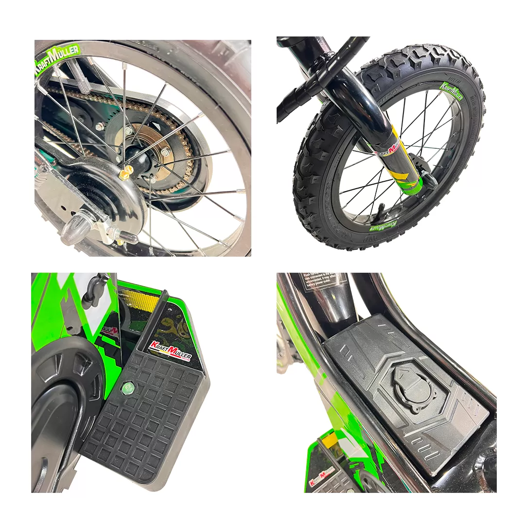🚲 TERRAMOTO BB1 14" ❤️💚💙🩷 – Bici Elettrica Senza Pedali per Bambini (2-6 Anni)
