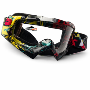 Maschera Cross TERRAMOTO | Visione Nitida & Sicurezza Totale 🔥VARII COLORI ❤️🧡💚💙
