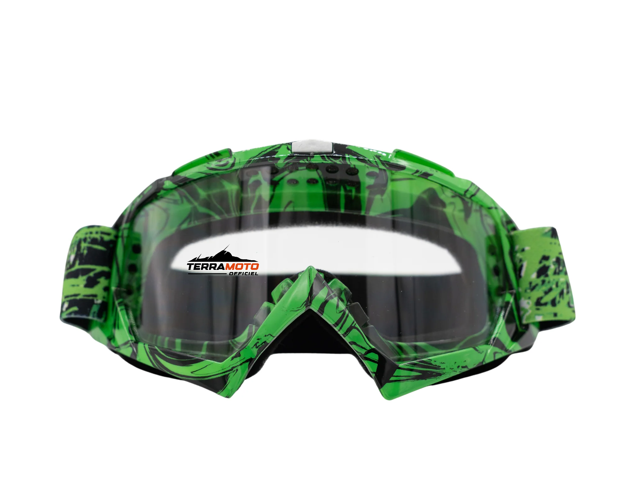 OCCHIALVERDE1TERRA Maschera Cross TERRAMOTO | Visione Nitida & Sicurezza Totale 🔥VARII COLORI ❤️🧡💚💙
