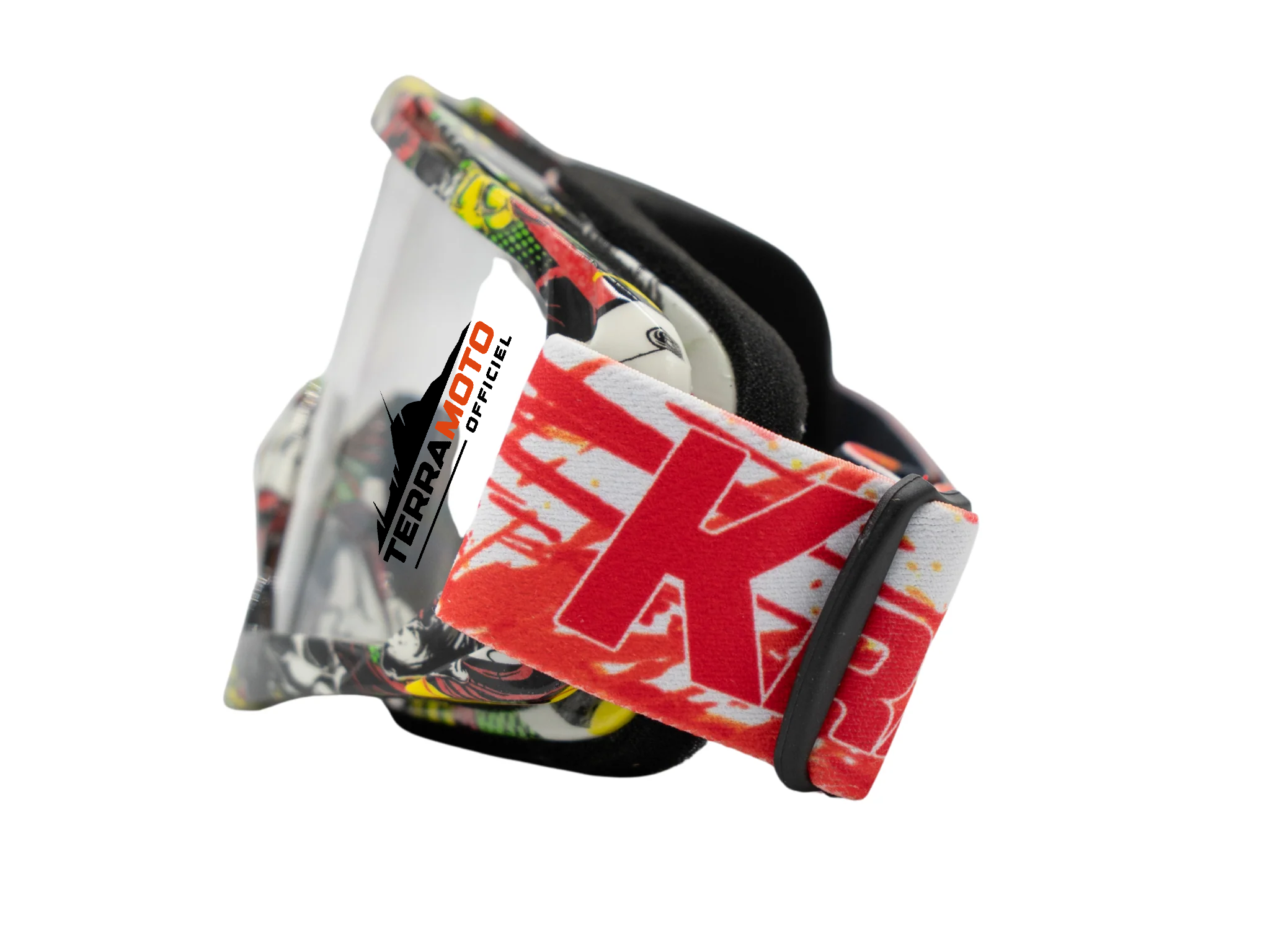 OCCHIAMULT1TERRA Maschera Cross TERRAMOTO | Visione Nitida & Sicurezza Totale 🔥VARII COLORI ❤️🧡💚💙