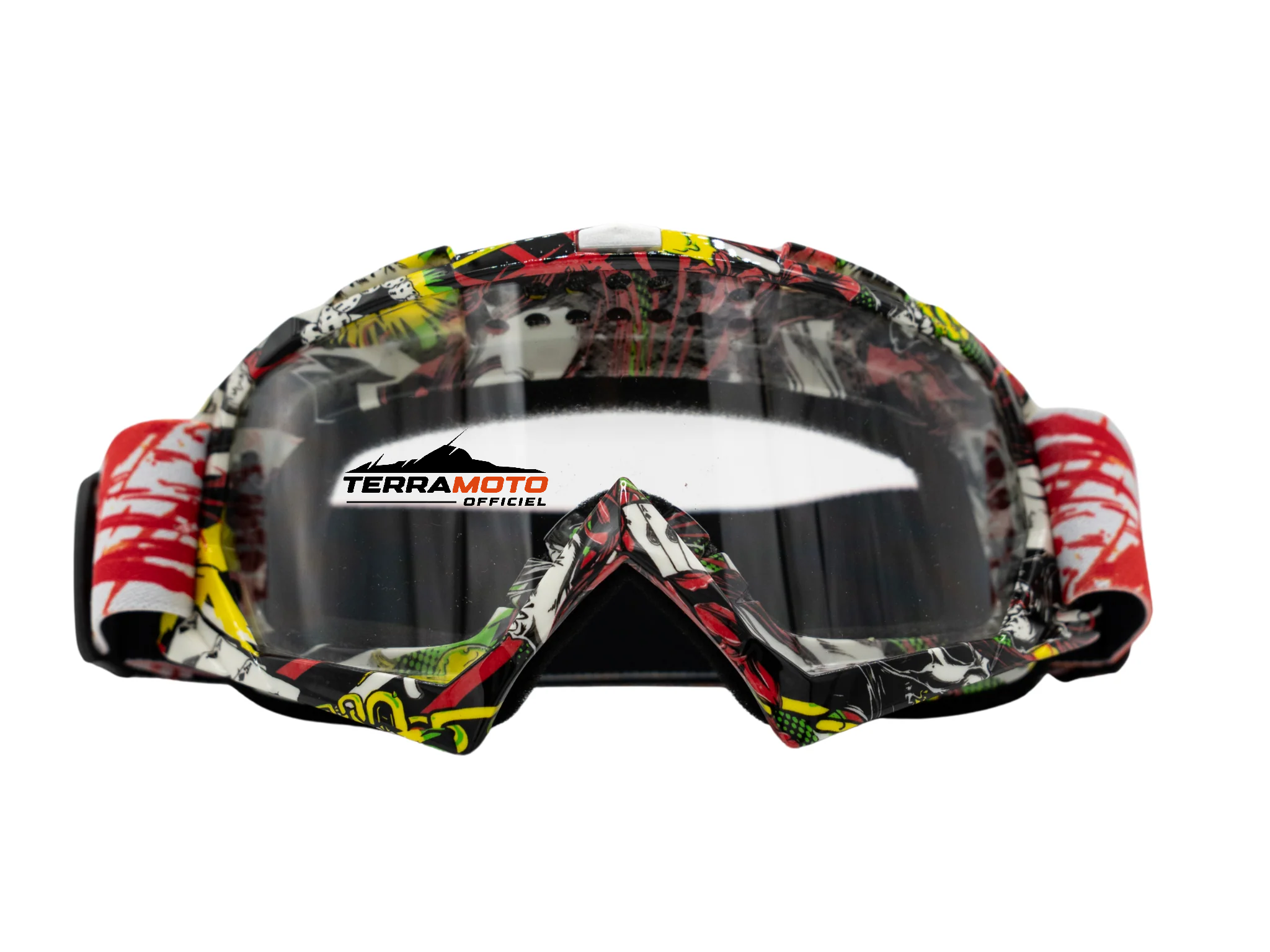 OCCHIAMULTITERRA Maschera Cross TERRAMOTO | Visione Nitida & Sicurezza Totale 🔥VARII COLORI ❤️🧡💚💙