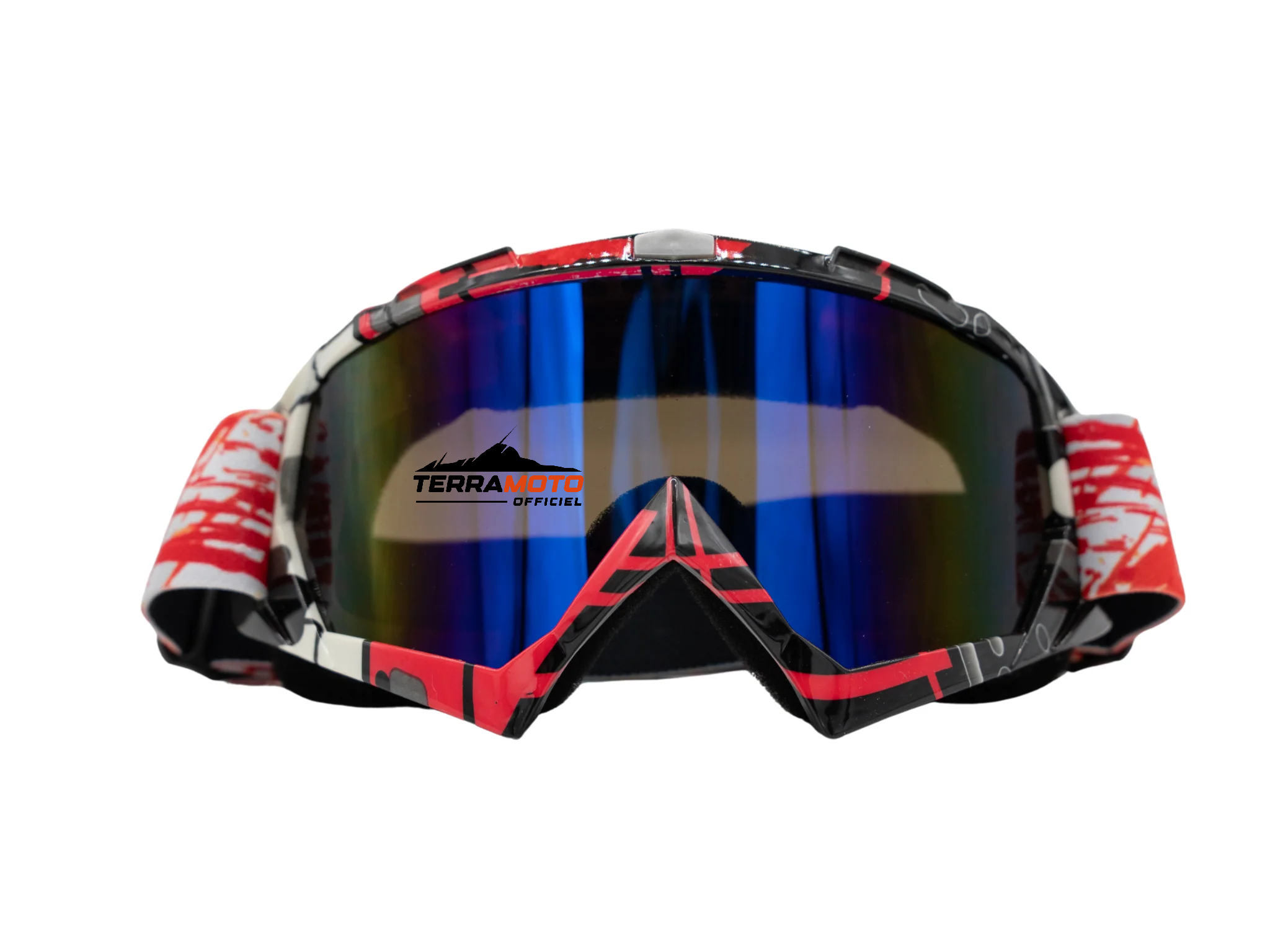 OCCHIAROSSBLUTER Maschera Cross TERRAMOTO | Visione Nitida & Sicurezza Totale 🔥VARII COLORI ❤️🧡💚💙