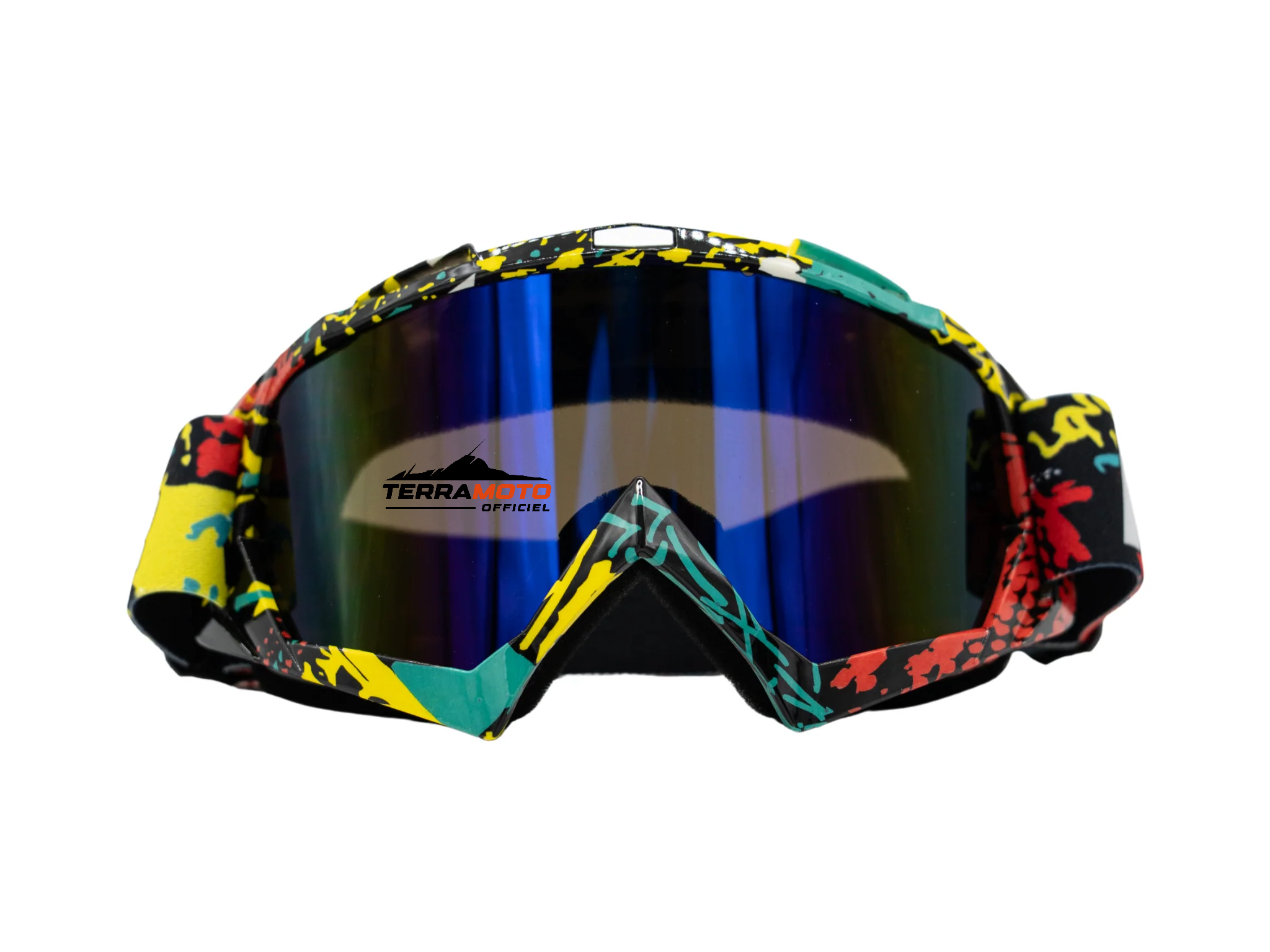 OCCHILTERRAMOTOOP Maschera Cross TERRAMOTO | Visione Nitida & Sicurezza Totale 🔥VARII COLORI ❤️🧡💚💙